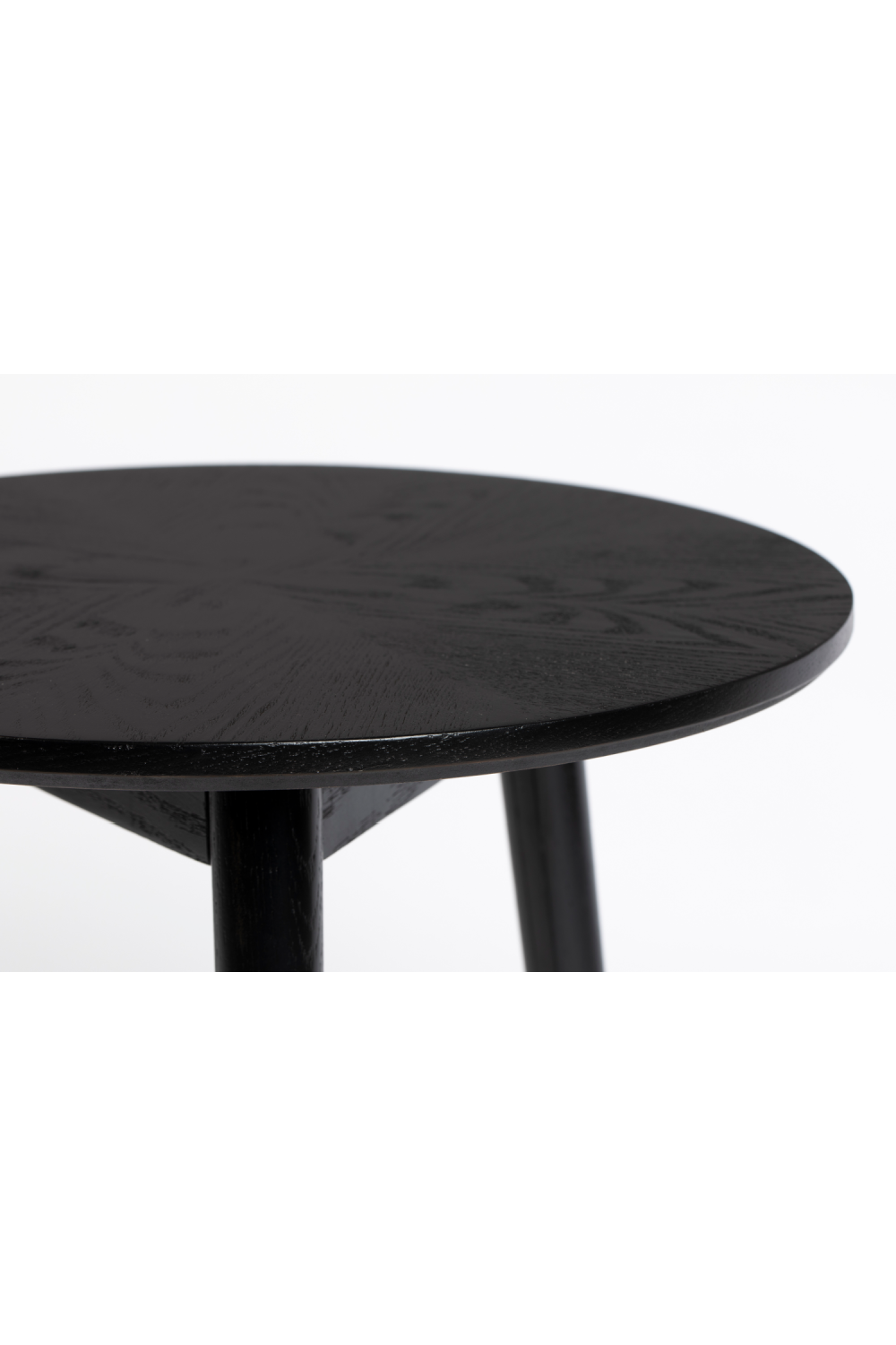 Table d'appoint tripode noire