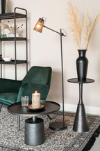 Table basse noire antique