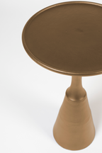 Table d'appoint antique à piètement colonne