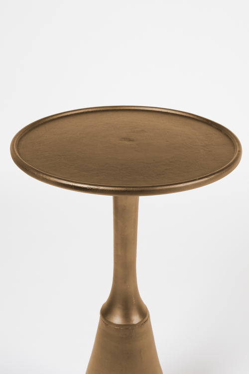 Table d'appoint antique à piètement colonne