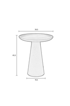 Table d'appoint piédestal minimaliste L