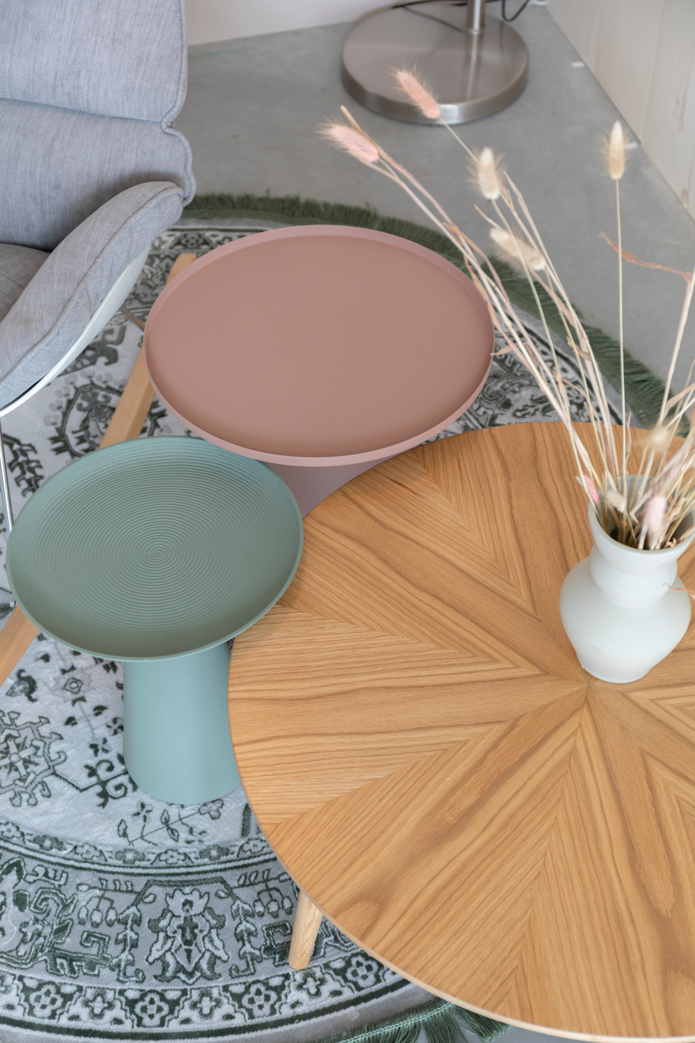 Table d'appoint à piédestal moderne M