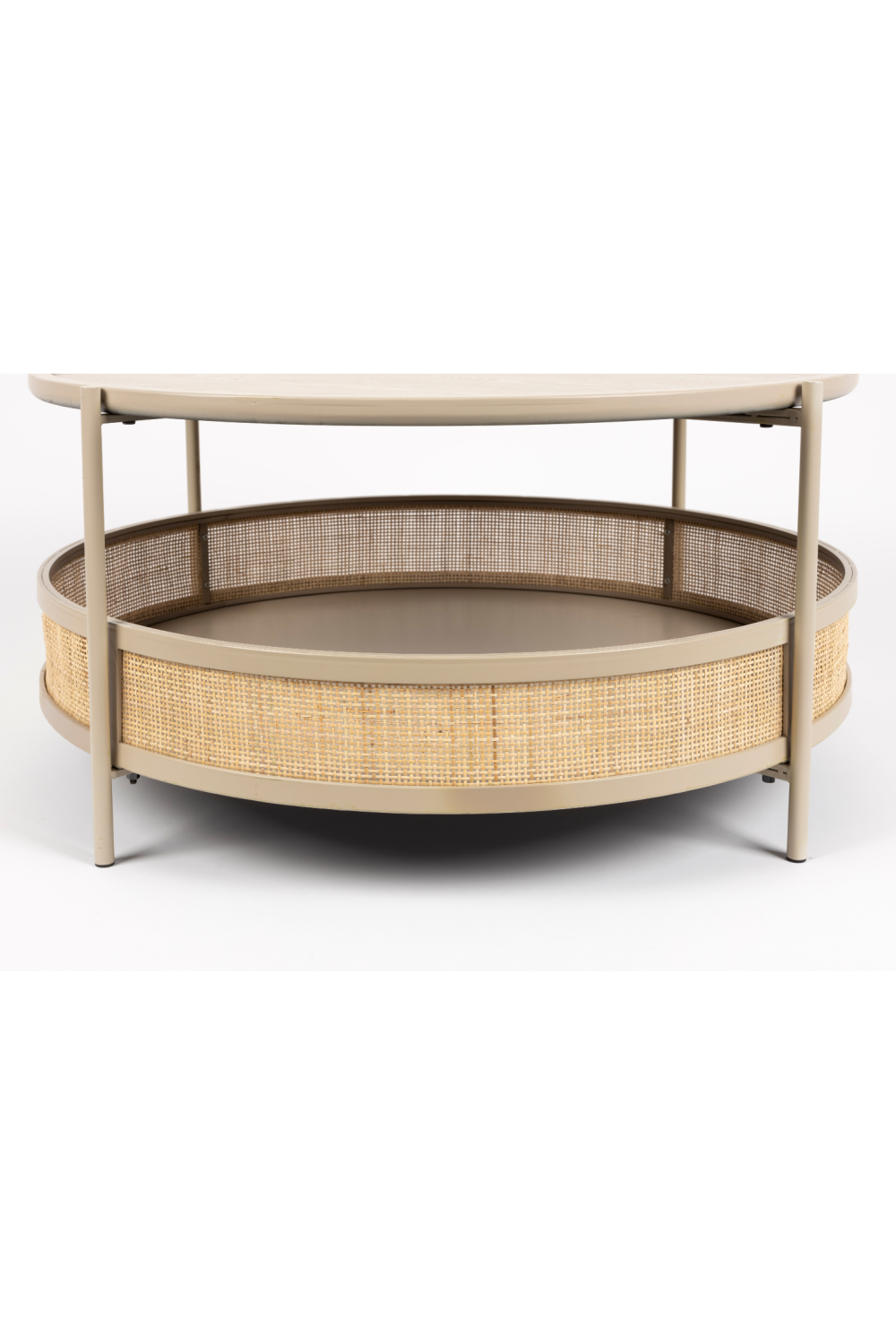 Table basse moderne en rotin