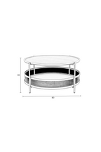 Table basse moderne en rotin