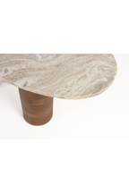 Table basse ovale en marbre