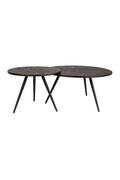 Table basse ronde en teck (2)