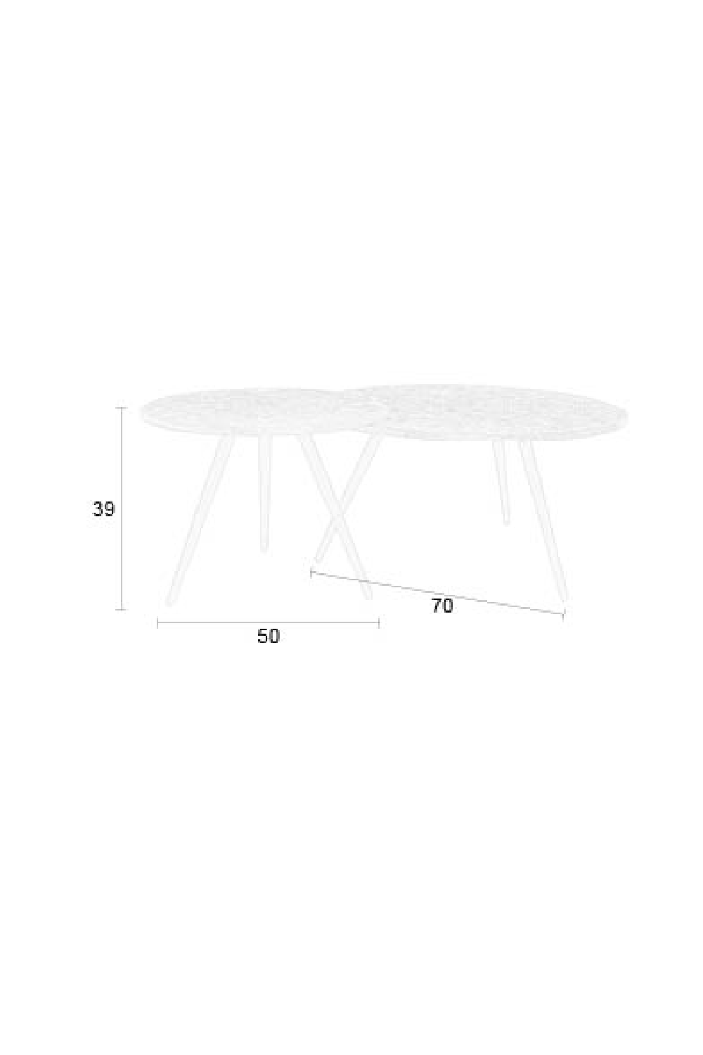 Table basse ronde en teck (2)