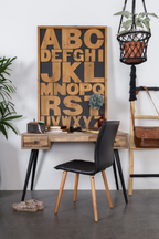 Bureau en teck recyclé
