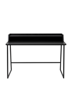 Bureau en bois noir