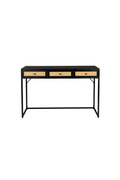 Console moderne en bois noir