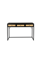 Console moderne en bois noir