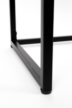 Console moderne en bois noir