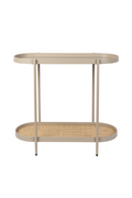 Console en bois beige