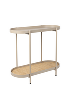 Console en bois beige