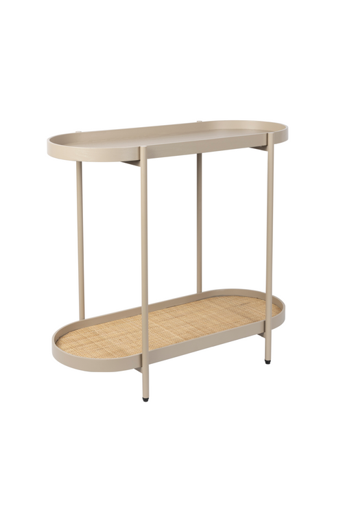 Console en bois beige