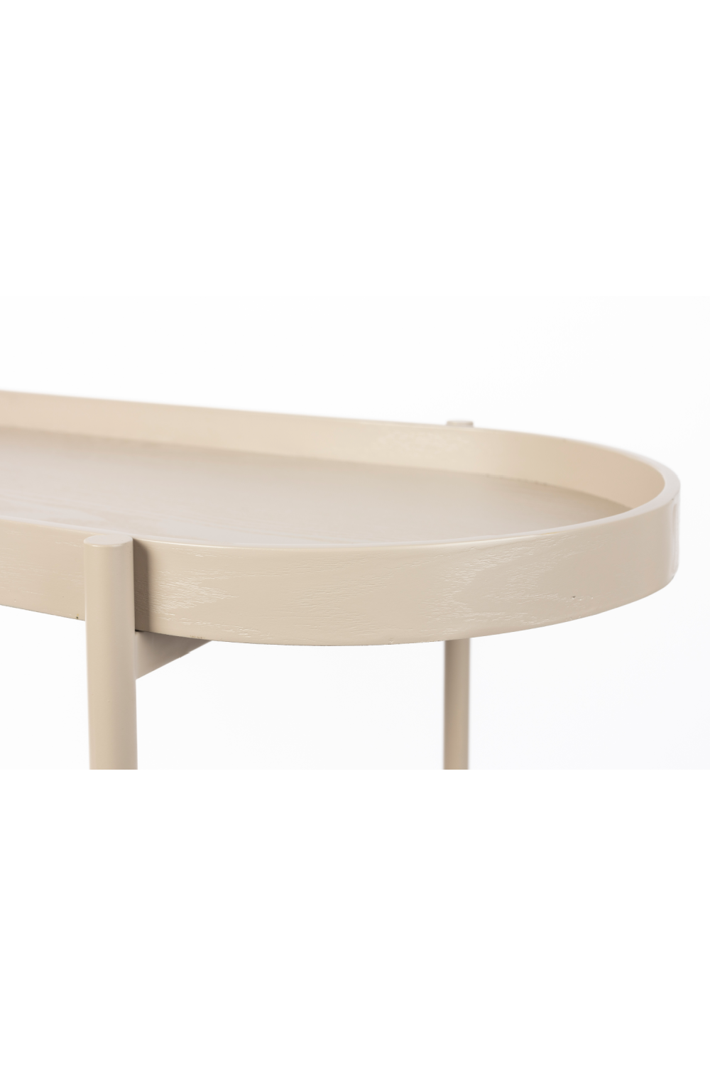 Console en bois beige
