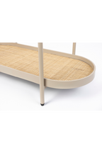 Console en bois beige