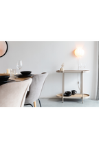Console en bois beige