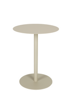 Table d'appoint ronde d'extérieur à piédestal