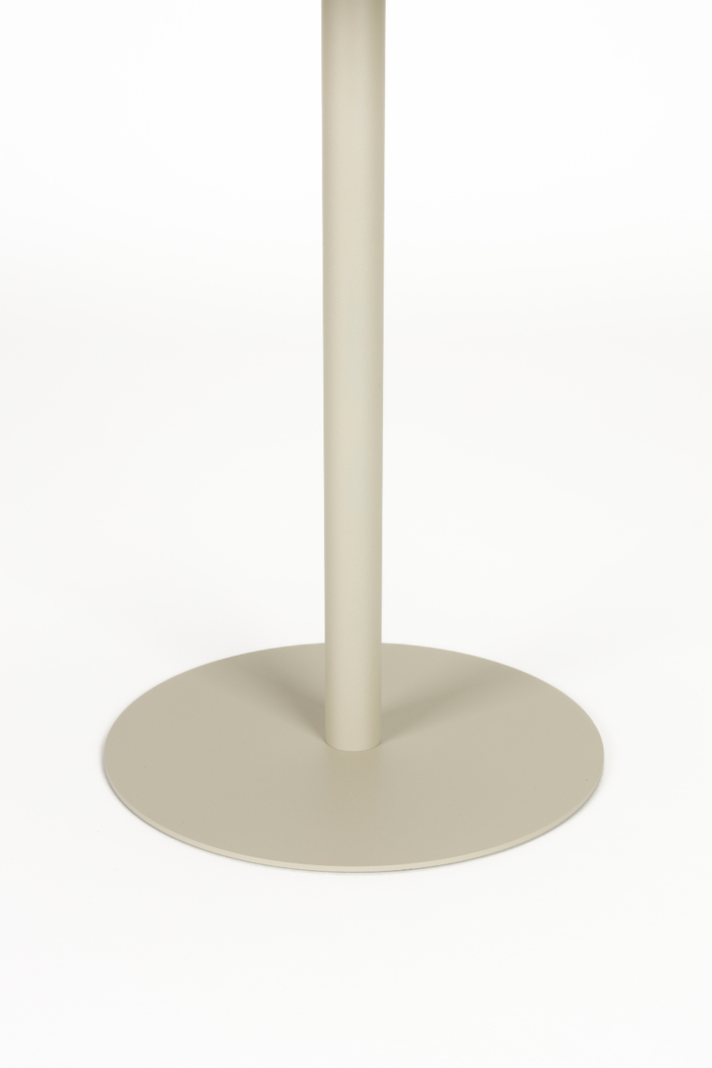Table d'appoint ronde d'extérieur à piédestal