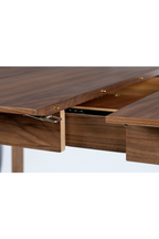 Table à manger extensible en noyer