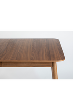 Table à manger extensible en noyer