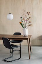 Table à manger extensible en noyer