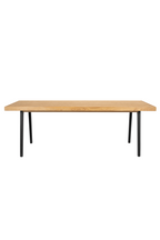 Table de salle à manger en chêne naturel