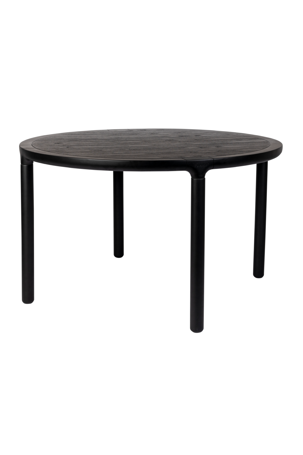 Table à manger ronde noire