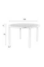 Table à manger ronde noire