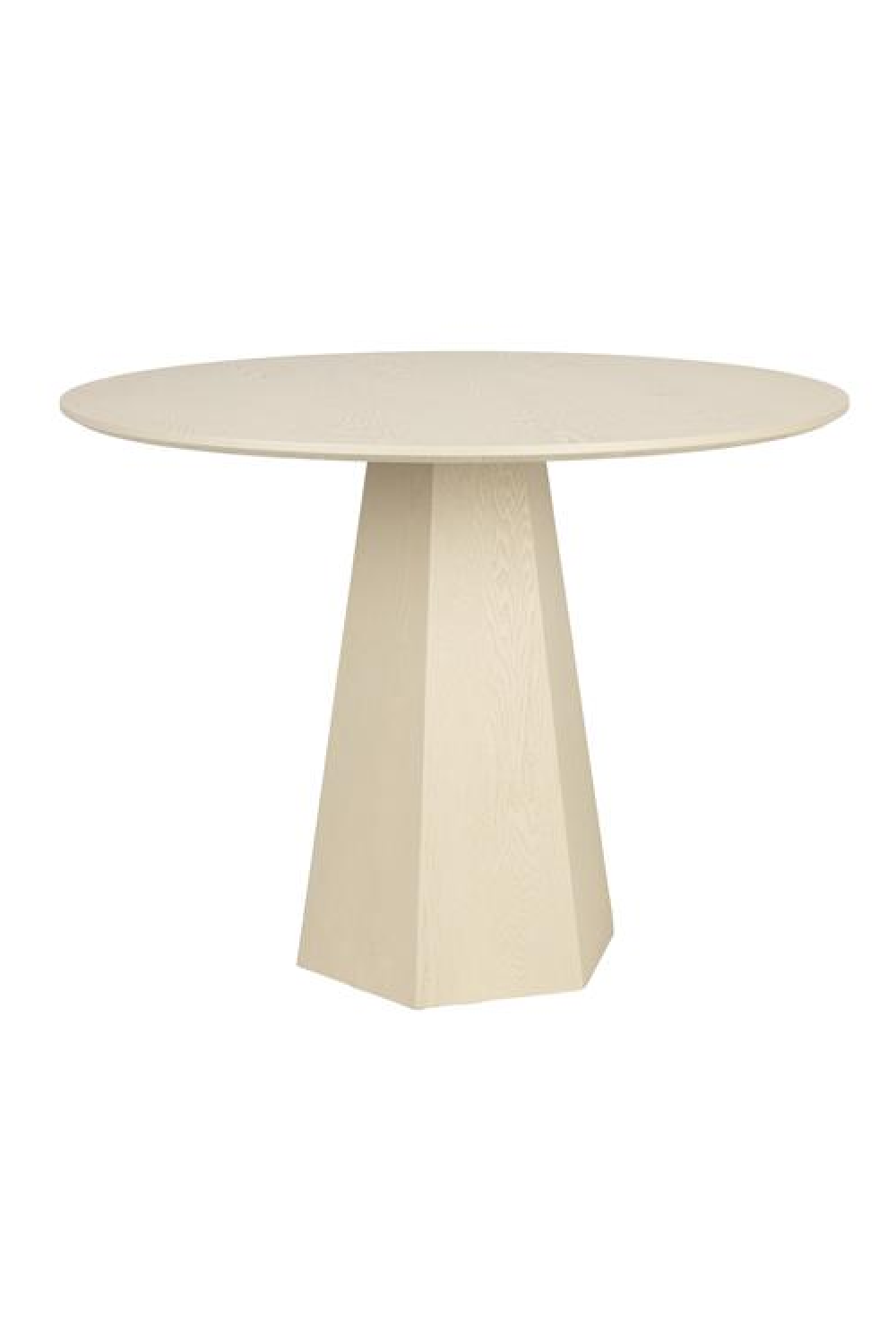 Table ronde piédestal en frêne