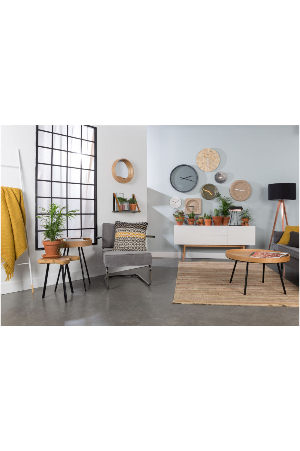 Table d'appoint avec plateau amovible