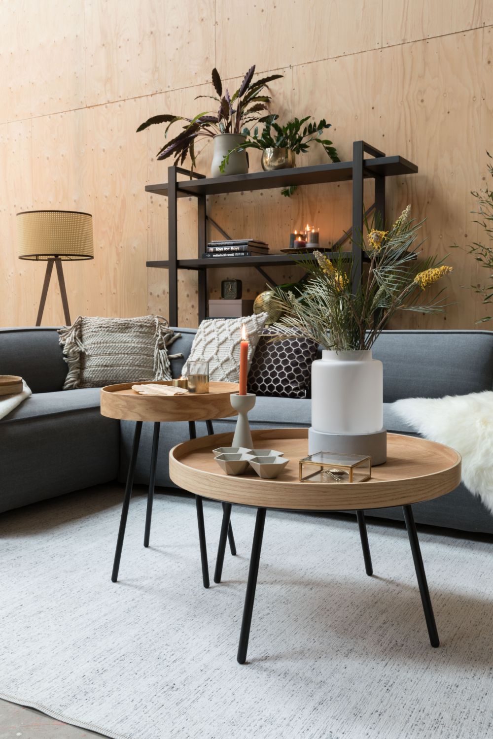 Table d'appoint avec plateau amovible