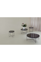 Table d'appoint ronde encadrée (G)
