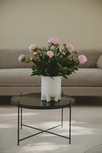 Table d'appoint ronde encadrée (G)