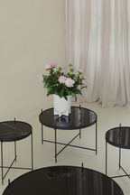 Table d'appoint ronde encadrée (G)
