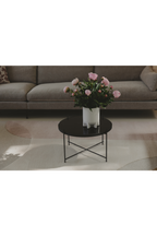 Table d'appoint ronde encadrée (G)