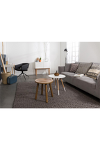 Table d'appoint en bois sculpté