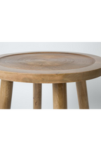 Table d'appoint en bois sculpté
