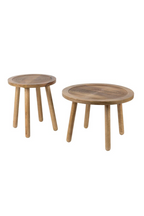 Table d'appoint en bois sculpté (G)