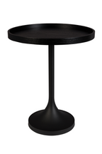 Table d'appoint trompette noire