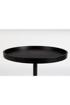 Table d'appoint trompette noire