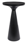 Guéridon pilier noir