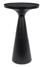 Guéridon pilier noir