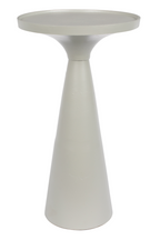 Table d'appoint pilier grise