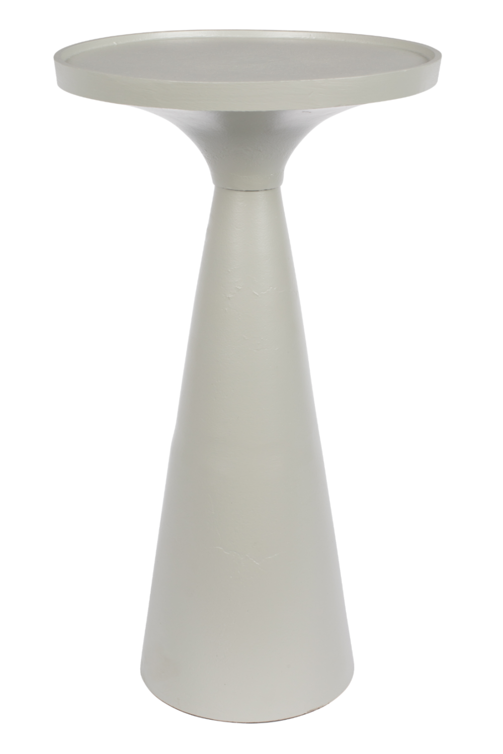 Table d'appoint pilier grise