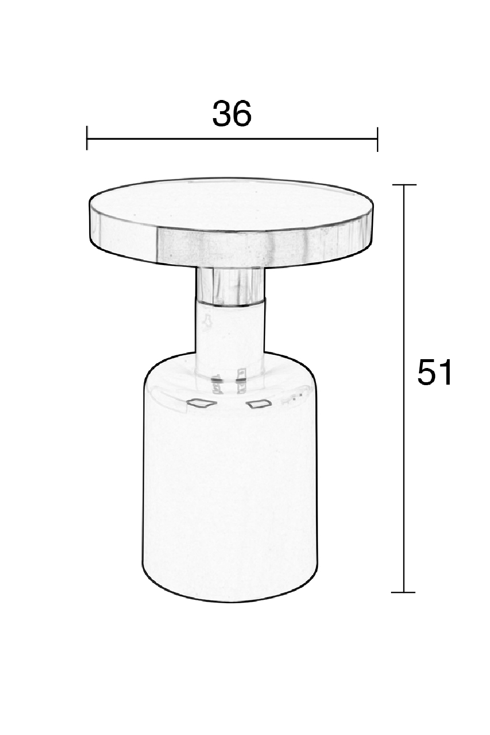Table d'appoint sculpturale en émail rose