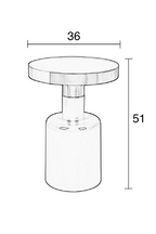 Table d'appoint sculpturale en émail rose