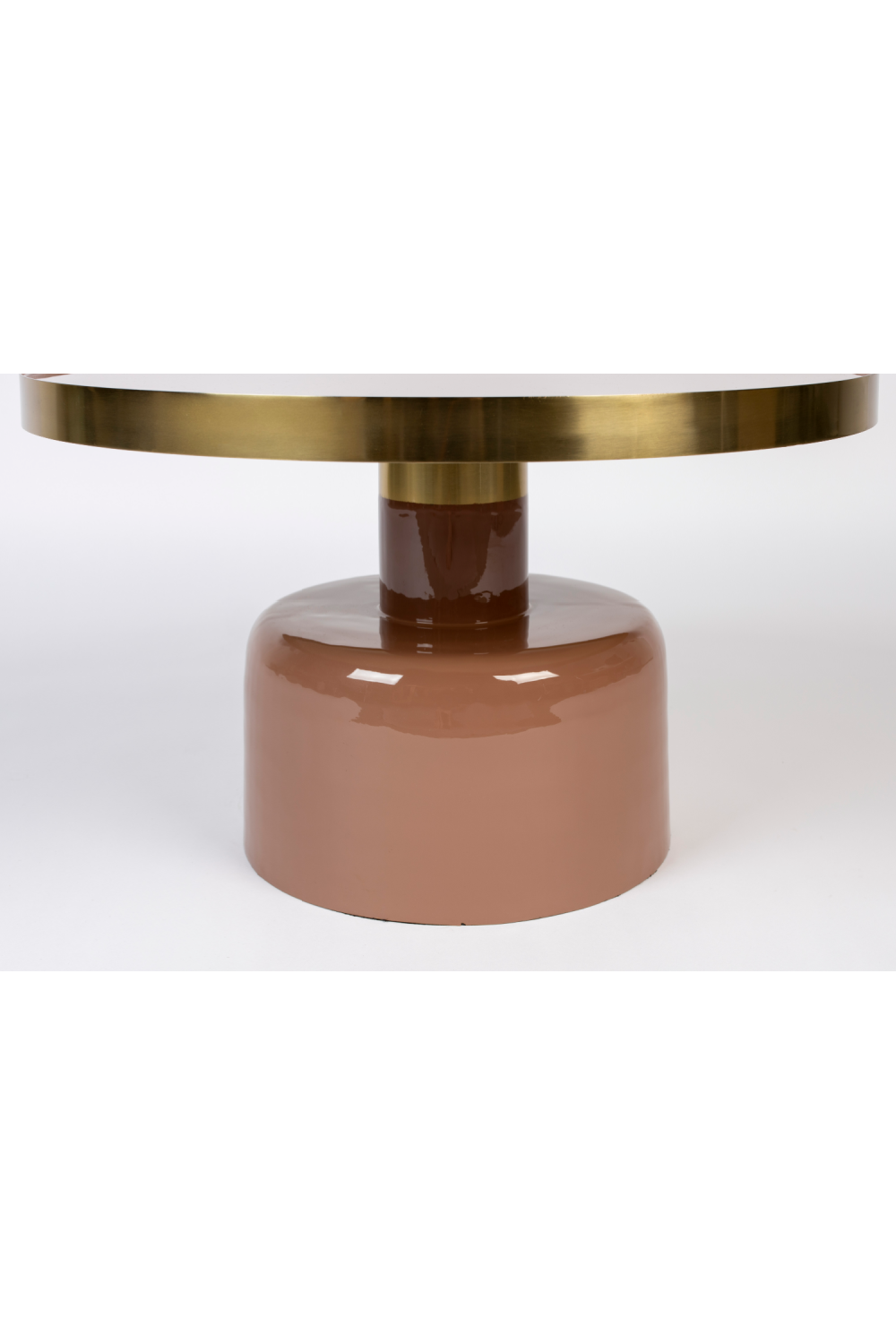 Table basse ronde émaillée