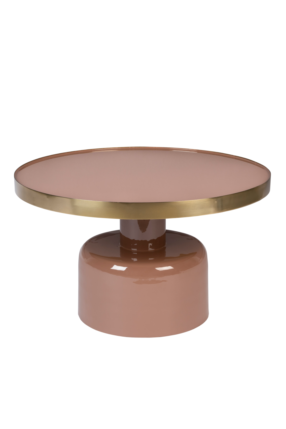 Table basse ronde émaillée